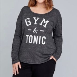 GYM & TONIC Braided Long Sleeve Active Top